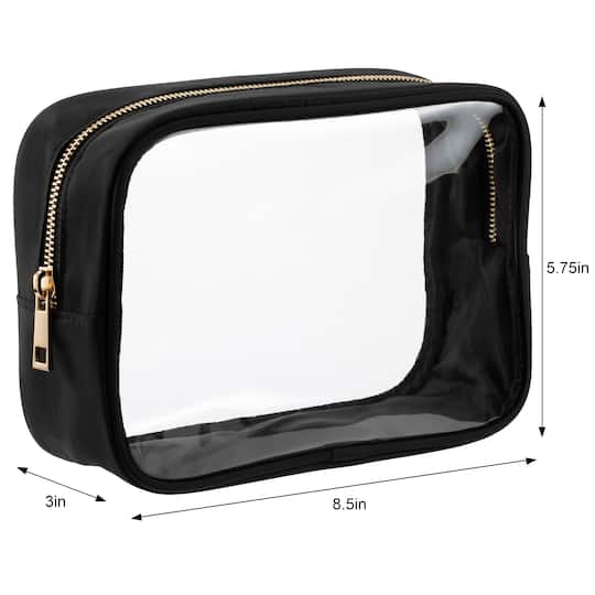 8.5" x 5.75" Clear Vinyl Zipper Pouch by Make Market®